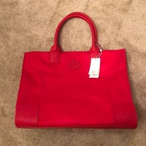 Tory Burch Liberty Red Ella Tote (NWT)